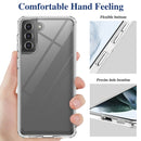 For Samsung Galaxy S21 5G Acrylic + TPU Accurate Hole Transparent Shockproof Case