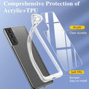 For Samsung Galaxy S21 5G Acrylic + TPU Accurate Hole Transparent Shockproof Case