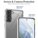 For Samsung Galaxy S21 5G Acrylic + TPU Accurate Hole Transparent Shockproof Case