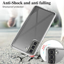 For Samsung Galaxy S21 5G Acrylic + TPU Accurate Hole Transparent Shockproof Case
