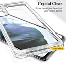 For Samsung Galaxy S21 5G Acrylic + TPU Accurate Hole Transparent Shockproof Case