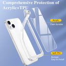Acrylic + TPU Accurate Hole Transparent Shockproof Case For iPhone 13