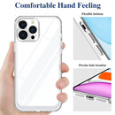 Acrylic + TPU Accurate Hole Transparent Shockproof Case For iPhone 13 Pro