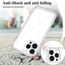 Acrylic + TPU Accurate Hole Transparent Shockproof Case For iPhone 13 Pro