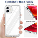 Acrylic + TPU Accurate Hole Transparent Shockproof Case For iPhone 12