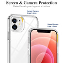 Acrylic + TPU Accurate Hole Transparent Shockproof Case For iPhone 12