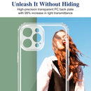 Acrylic + TPU Accurate Hole Transparent Shockproof Case For iPhone 12 Pro Max