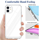 Acrylic + TPU Accurate Hole Transparent Shockproof Case For iPhone 11