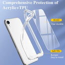 Acrylic + TPU Accurate Hole Transparent Shockproof Case For iPhone XR