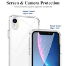 Acrylic + TPU Accurate Hole Transparent Shockproof Case For iPhone XR