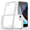 Acrylic + TPU Accurate Hole Transparent Shockproof Case For iPhone SE 2022 / SE 2020 / 8 / 7
