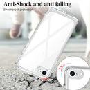 Acrylic + TPU Accurate Hole Transparent Shockproof Case For iPhone SE 2022 / SE 2020 / 8 / 7