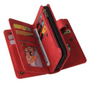 For Samsung Galaxy S20 Ultra Skin Feel PU + TPU Horizontal Flip Leather Case with Holder & 15 Cards Slot & Wallet & Zipper Pocket & Lanyard(Red)