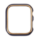 Dual-color Electroplating PC Protective Watch Case For Apple Watch Series 7 & 6 & SE & 5 & 4 44mm(Phnom Penh + Blue Background)