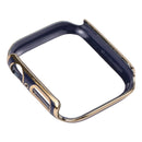 Dual-color Electroplating PC Protective Watch Case For Apple Watch Series 7 & 6 & SE & 5 & 4 44mm(Phnom Penh + Blue Background)