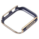 Dual-color Electroplating PC Protective Watch Case For Apple Watch Series 7 & 6 & SE & 5 & 4 44mm(Phnom Penh + Blue Background)