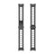 For Samsung Galaxy Watch4 / Watch4 Classic Three Strains Steel Watch Band(Black Silver)