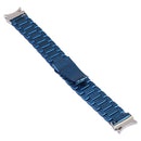 For Samsung Galaxy Watch4 / Watch4 Classic Three Strains Steel Watch Band (Blue)