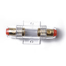 A0237 Car Audio Inline AGU 4 / 8 Gauge AGU Fuse Holder Gold Plated with 5 PCS 60A Fuse