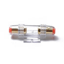 A0237 Car Audio Inline AGU 4 / 8 Gauge AGU Fuse Holder Gold Plated with 5 PCS 60A Fuse