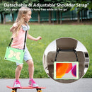 Beige PC + Silicone Anti-drop Protective Case with Butterfly Shape Holder & Pen Slot For iPad 10.2 2021 & 2020 & 2019 / Air 3 10.5 inch(Beige + Fresh Green)