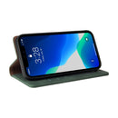 Simple Suction Closure Horizontal Flip Leather Case with Holder & Card Slot & Wallet For iPhone 13 Pro Max(Green)