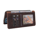 Simple Suction Closure Horizontal Flip Leather Case with Holder & Card Slot & Wallet For iPhone 13 Pro Max(Brown)