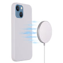 Shockproof Silicone Magnetic Magsafe Case For iPhone 13(White)