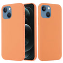 Shockproof Silicone Magnetic Magsafe Case For iPhone 13(Orange)