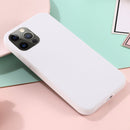 For iPhone 13 Pro Max Shockproof Silicone Magnetic Magsafe Case (White)