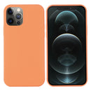 For iPhone 13 Pro Max Shockproof Silicone Magnetic Magsafe Case (Orange)
