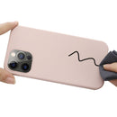 For iPhone 13 Pro Max Shockproof Silicone Magnetic Magsafe Case (Sand Pink)