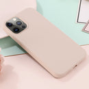 For iPhone 13 Pro Max Shockproof Silicone Magnetic Magsafe Case (Sand Pink)