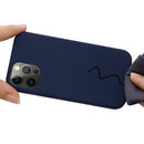 For iPhone 13 Pro Max Shockproof Silicone Magnetic Magsafe Case (Navy Blue)