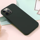 For iPhone 13 Pro Max Shockproof Silicone Magnetic Magsafe Case (Dark Green)