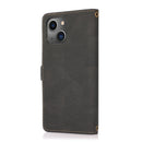 PU + TPU Horizontal Flip Leather Case with Holder & Card Slot & Wallet & Lanyard For iPhone 13(Black)