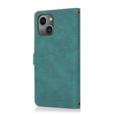 PU + TPU Horizontal Flip Leather Case with Holder & Card Slot & Wallet & Lanyard For iPhone 13(Lake Blue)