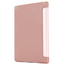 For iPad 10.2 2021 / 2020 / 2019 GEBEI Shockproof Horizontal Flip Leather Case with Three-folding Holder(Rose Gold)
