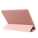 For iPad 10.2 2021 / 2020 / 2019 GEBEI Shockproof Horizontal Flip Leather Case with Three-folding Holder(Rose Gold)