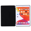 For iPad 10.2 2021 / 2020 / 2019 GEBEI Shockproof Horizontal Flip Leather Case with Three-folding Holder(Rose Gold)