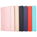 For iPad 10.2 2021 / 2020 / 2019 GEBEI Shockproof Horizontal Flip Leather Case with Three-folding Holder(Rose Gold)
