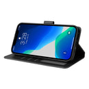 Multifunctional Horizontal Flip Leather Case, with Three Card Slot & Holder & Photo Frame & Lanyard For iPhone 13 mini(Black)