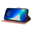 Multifunctional Horizontal Flip Leather Case, with Three Card Slot & Holder & Photo Frame & Lanyard For iPhone 13 mini(Rose Gold)