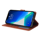 Multifunctional Horizontal Flip Leather Case, with Three Card Slot & Holder & Photo Frame & Lanyard For iPhone 13 Pro(Brown)