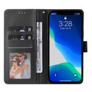 Multifunctional Horizontal Flip Leather Case, with Three Card Slot & Holder & Photo Frame & Lanyard For iPhone 13 Pro(Black)
