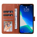 Multifunctional Horizontal Flip Leather Case, with Three Card Slot & Holder & Photo Frame & Lanyard For iPhone 13 Pro Max(Brown)