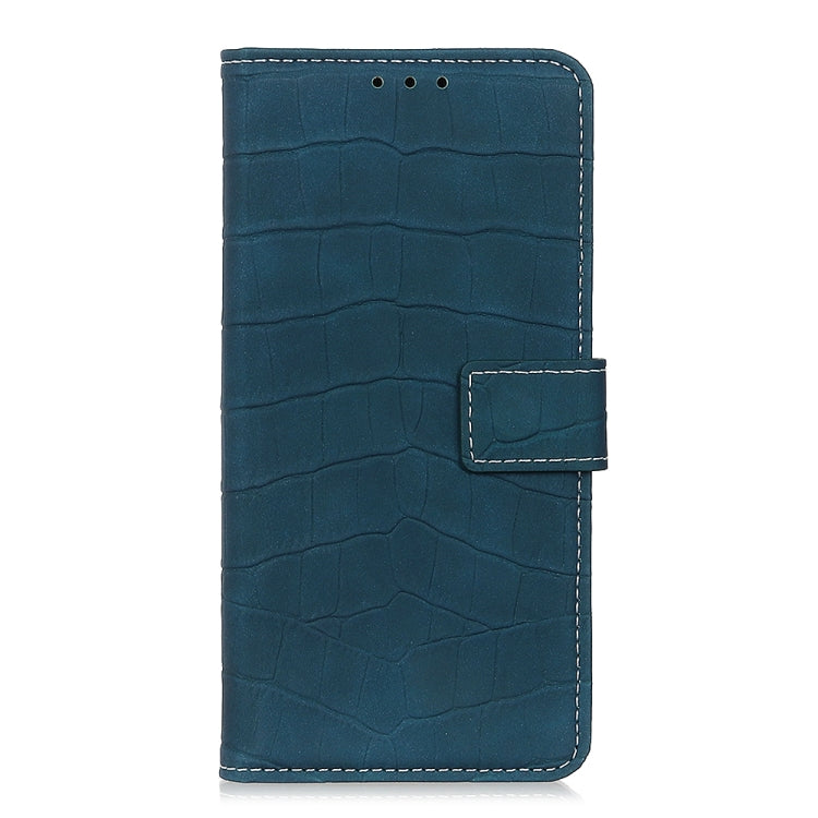 For Galaxy A51 Crocodile Texture Horizontal Flip Leather Case with Holder & Card Slots & Wallet(Green)
