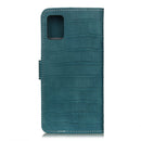 For Galaxy A51 Crocodile Texture Horizontal Flip Leather Case with Holder & Card Slots & Wallet(Green)