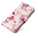 For Samsung Galaxy S21 FE 5G Marble Bronzing Stitching Horizontal Flip PU Leather Case with Holder & Card Slots & Wallet & Photo Frame(Rose Gold)