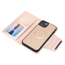 For iPhone 13 Pro Ultra-thin Separable Magnetic Horizontal Flip Leather Case with Card Slot & Wallet (Gold)
